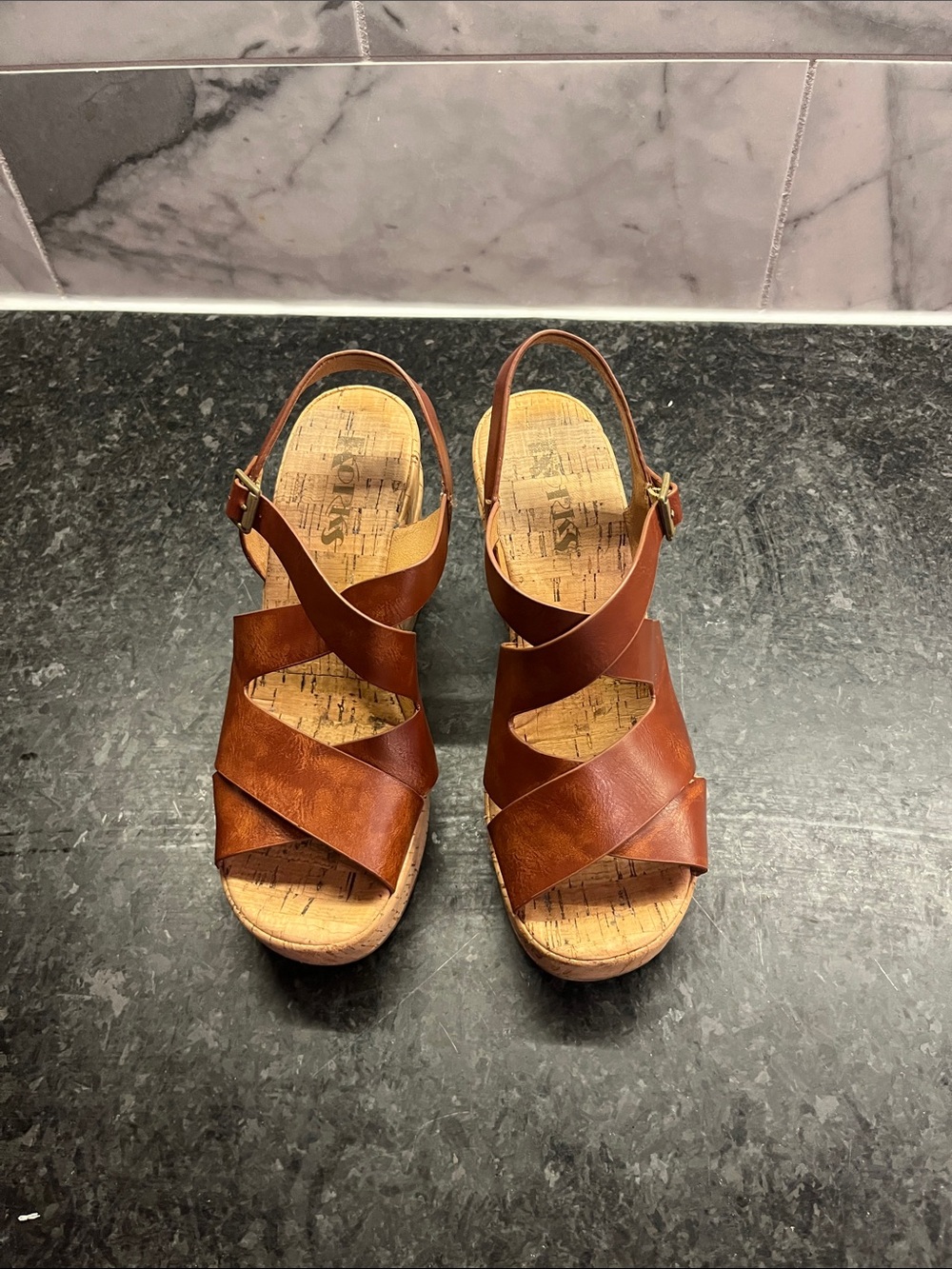 Ladies KORKS WEDGE SHOES